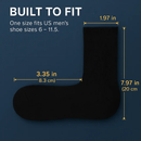 Men's Warm Wool Socks – Soft, Thermal Comfort (3 Pairs) by LJGDeals