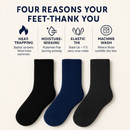 Men's Warm Wool Socks – Soft, Thermal Comfort (3 Pairs) by LJGDeals