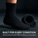Men's Warm Wool Socks – Soft, Thermal Comfort (3 Pairs) by LJGDeals