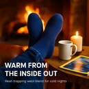 Men's Warm Wool Socks – Soft, Thermal Comfort (3 Pairs) by LJGDeals
