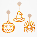 Halloween Window Light Trio: Spider, Witch Hat & Pumpkin by LJGDeals