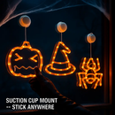 Halloween Window Light Trio: Spider, Witch Hat & Pumpkin by LJGDeals