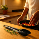 Silicone Tongs for High-Heat Grilling, Locking by LJGDeals