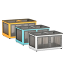 Foldable Storage Bins with Lid, 3-Piece Set by LJGDeals