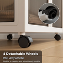 Foldable Storage Bins with Lid, 3-Piece Set by LJGDeals