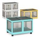 Foldable Storage Bins with Lid, 3-Piece Set by LJGDeals