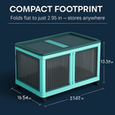 Foldable Storage Bins with Lid, 3-Piece Set by LJGDeals