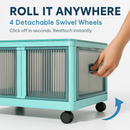 Foldable Storage Bins with Lid, 3-Piece Set by LJGDeals
