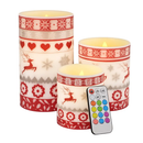 Christmas Flameless Candles Set for Home Decor by LJGDeals