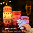 Christmas Flameless Candles Set for Home Decor by LJGDeals