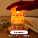 Christmas Flameless Candles Set for Home Decor by LJGDeals