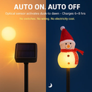 Solar Snowman Stake Light - 3 Pack, Warm White Outdoor Decor by LJGDeals