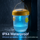 3Pack Solar Wasp Traps Outdoor Hanging Insect Catchers with UV Light for Paper Wasps Yellow Jackets Small Hornets Fruit Flies House Flies by LJGDeals