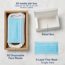 3-Layer Disposable Face Mask for Daily Protection by LJGDeals