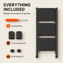 3-Step Foldable Ladder with Wide Pedals and Locking Safety by LJGDeals