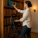 3-Step Foldable Ladder with Wide Pedals and Locking Safety by LJGDeals
