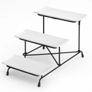 3-Tier Plastic Serving Tray Dessert Server Display Stand by LJGDeals