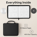 Disc Storage Case - Portable Disc Organizer by LJGDeals