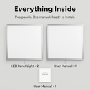 LED Panel Light for Ceiling Grids - Slim & Modern by LJGDeals