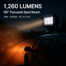 Dual Row LED Waterproof Spot Light Pod Cube by LJGDeals