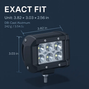 Dual Row LED Waterproof Spot Light Pod Cube by LJGDeals