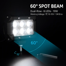 Dual Row LED Waterproof Spot Light Pod Cube by LJGDeals