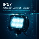 Dual Row LED Waterproof Spot Light Pod Cube by LJGDeals