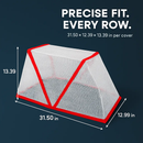 4Pack 31.50×12.99×13.39in Garden Row Accelerator Plants Covers Plant Net Cage Guard Greenhouse Covers Protect Seedling Fruit Vegetable Rows From Frost by LJGDeals