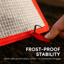 4Pack 31.50×12.99×13.39in Garden Row Accelerator Plants Covers Plant Net Cage Guard Greenhouse Covers Protect Seedling Fruit Vegetable Rows From Frost by LJGDeals