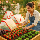 4Pack 31.50×12.99×13.39in Garden Row Accelerator Plants Covers Plant Net Cage Guard Greenhouse Covers Protect Seedling Fruit Vegetable Rows From Frost by LJGDeals