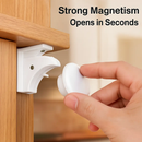 Magnetic Cabinet Locks for Child Safety - Easy Access by LJGDeals