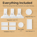 Magnetic Cabinet Locks for Child Safety - Easy Access by LJGDeals