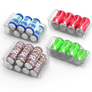 Soda Can Organizers for Fridge - Adjustable Clear Kitchen by LJGDeals