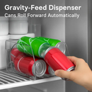Soda Can Organizers for Fridge - Adjustable Clear Kitchen by LJGDeals