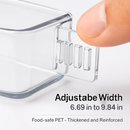 Soda Can Organizers for Fridge - Adjustable Clear Kitchen by LJGDeals