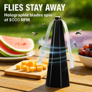 Fly Table Fans with Battery & USB Power, Outdoor Hook by LJGDeals