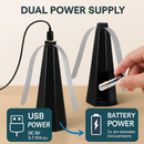 Fly Table Fans with Battery & USB Power, Outdoor Hook by LJGDeals