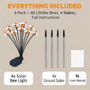 Solar Bee Stake Lights with 2 Lighting Modes by LJGDeals