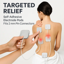 Self-Adhesive Reusable Electrode Pads for TENS/EMS by LJGDeals