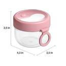 Overnight Oats Containers with Lids - Leak-Proof by LJGDeals
