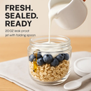 Overnight Oats Containers with Lids - Leak-Proof by LJGDeals