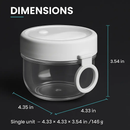 Overnight Oats Containers with Lids - Leak-Proof by LJGDeals