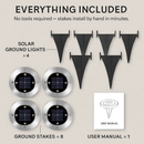 Solar Ground Light for Path and Lawn Outdoor by LJGDeals