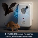 4Pack Plug In Ultrasonic Bat Repellent Indoor Bird Mouse Deterrent Device with 6 Adjustable Levels for Attic Garage Kitchen Warehouse by LJGDeals