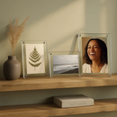 Acrylic Picture Frames, 4-Pack, Free Standing by LJGDeals