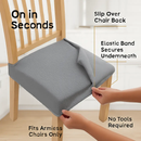 Waterproof Dining Chair Slipcovers Stretch Covers 4-Pack by LJGDeals