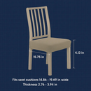 Waterproof Dining Chair Slipcovers Stretch Covers 4-Pack by LJGDeals