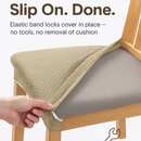 Waterproof Dining Chair Slipcovers Stretch Covers 4-Pack by LJGDeals