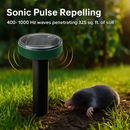 Solar Powered Mole & Gopher Repeller for Outdoor Use by LJGDeals