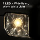 Solar Powered LED Step Lights for Outdoor Stairs by LJGDeals